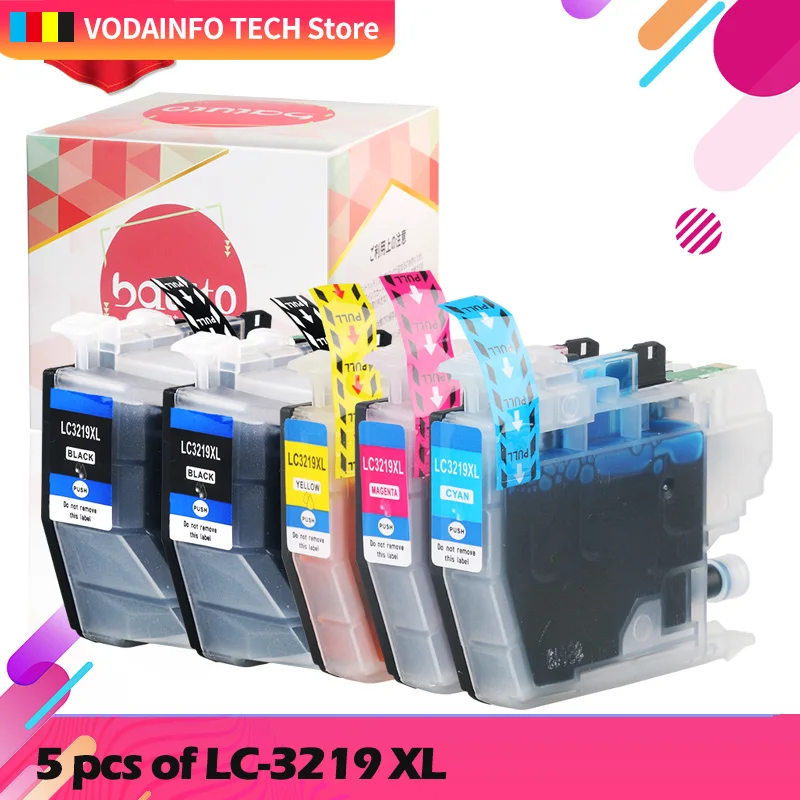 4pcs lc3219 lc3219xl full ink cartridge for brother mfc j5330dw j5335dw j5730dw j5930dw j6530dw j6935dw printer lc3217 free global shipping