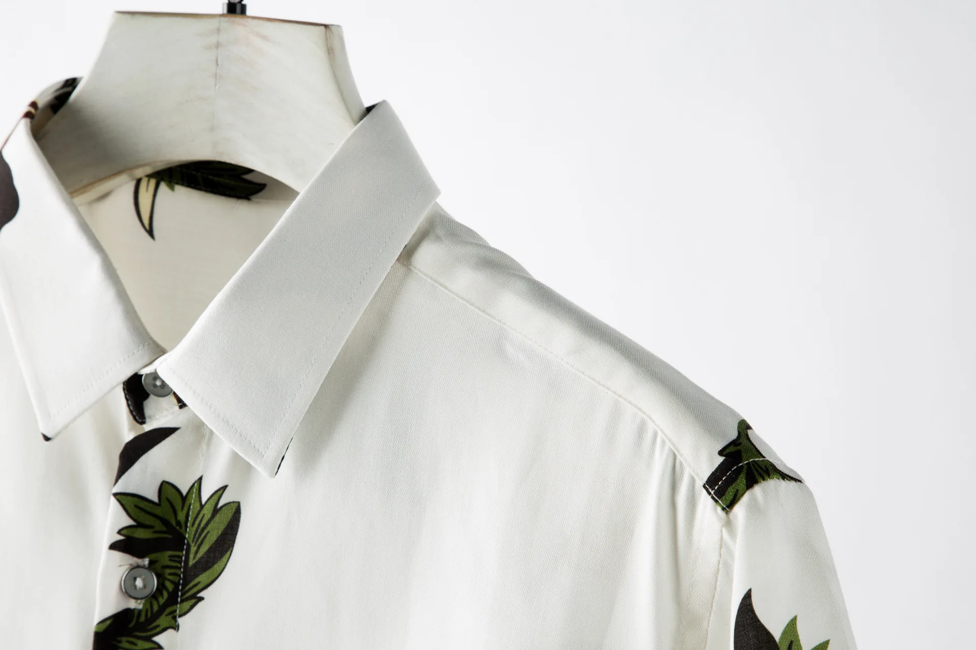 Minglu бамбуковое волокно мужские рубашки роскошные Цифровые повторяющиеся