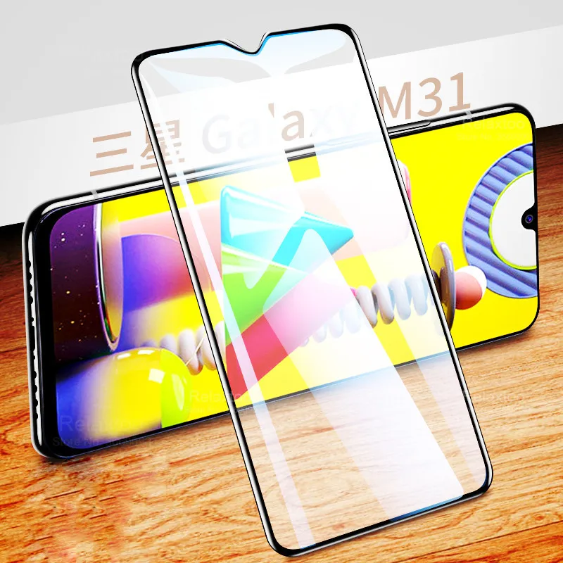 Закаленное стекло для samsung galaxy M31 2 шт. Защитное Samsung M21 M30s защитная пленка экрана