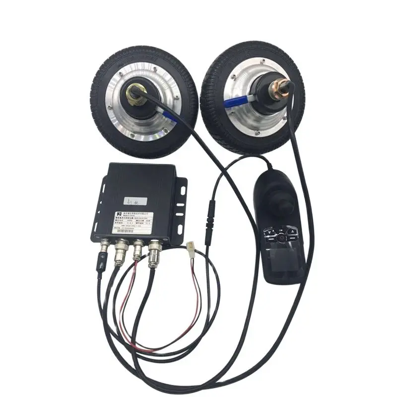 Электрический мотор-колесо для инвалидной коляски с электромагнитным тормозом и