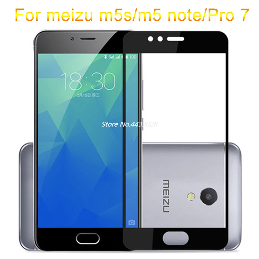 Защитное стекло для Meizu Pro 7 чехол с закаленным стеклом Meizy Maizu Maisie m5s m5 Note m 5 Not m5note