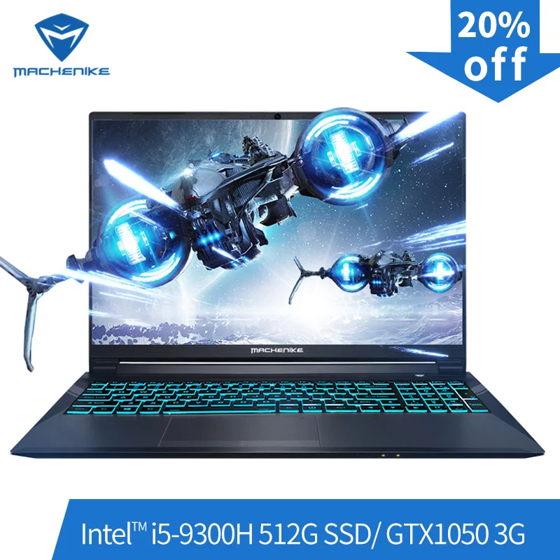 Игровой ноутбук Machenike T58-VA GTX1050(i5-9300H+ GTX 1050/8GB ram/512G SSD/15,6 '') игровой ноутбук