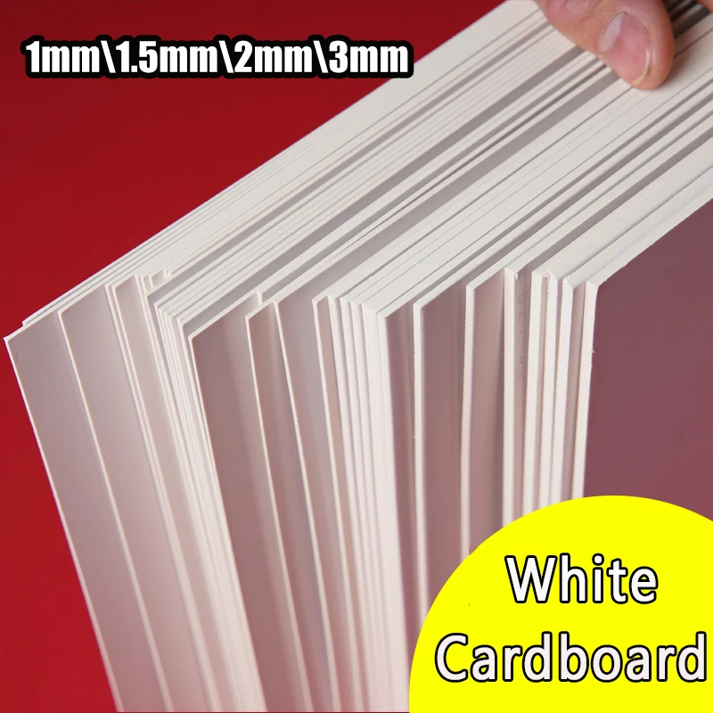 Белая Толстая крафт-бумага формата А4 А3 для рукоделия изготовления открыток