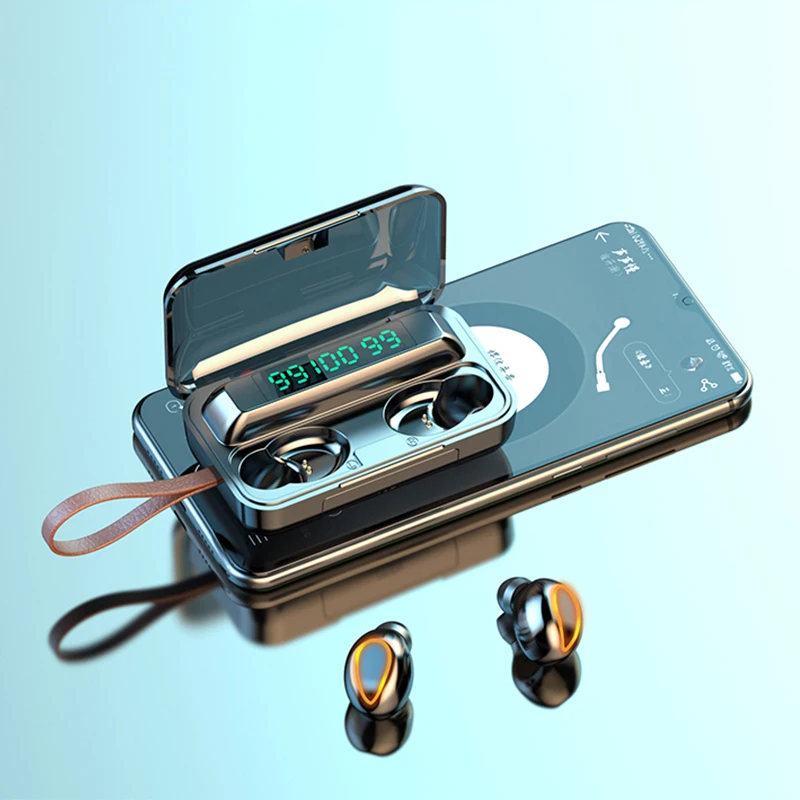 Bluetooth 5 Беспроводная гарнитура TWS наушники IXP7 водонепроницаемые спортивные