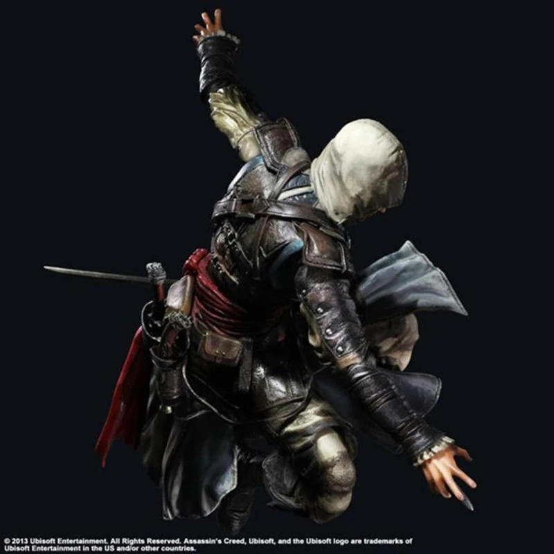 Игра Assassins Creed серии 4 Эдварда Джеймса Kenway Play Arts Kai Action Figure Connor Mohawk Edward игрушки куклы