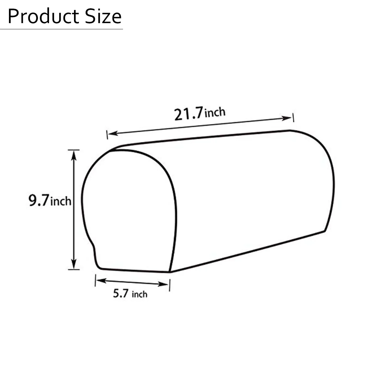 

1 Pair Removable Arm Stretch Sofa Couch Protector Cover Towel Stain-proof Elastic Armrest Couch Cover Single/Two/Three Seater