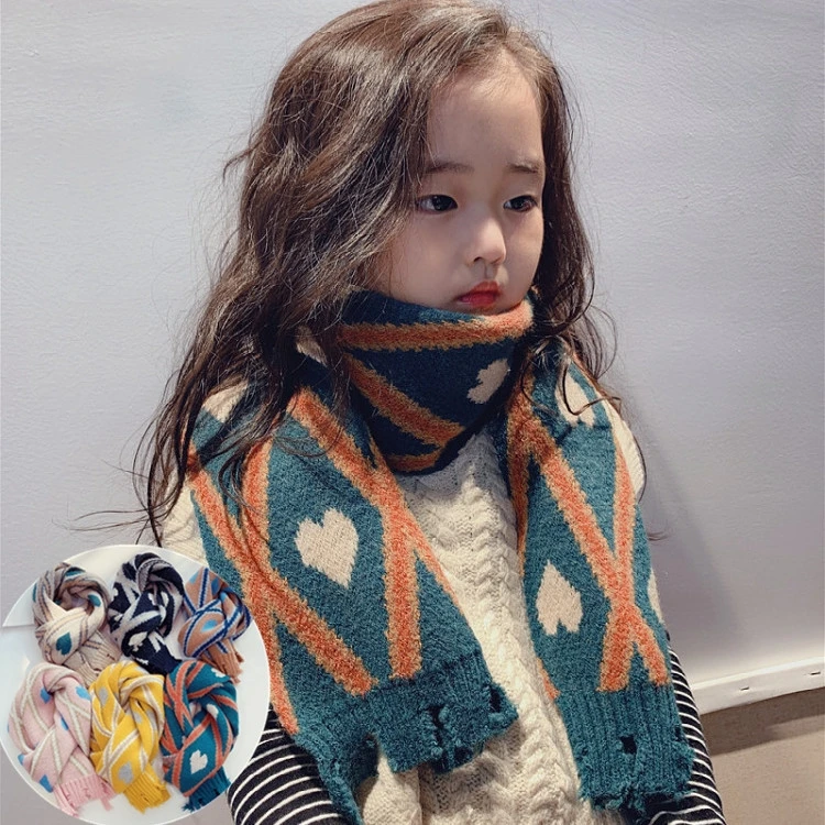 

Детский шарф, вязаный детский шарф для девочек и мальчиков, аксессуары, мягкий детский шарф, теплые шарфы с кисточками, Осень-зима 2021