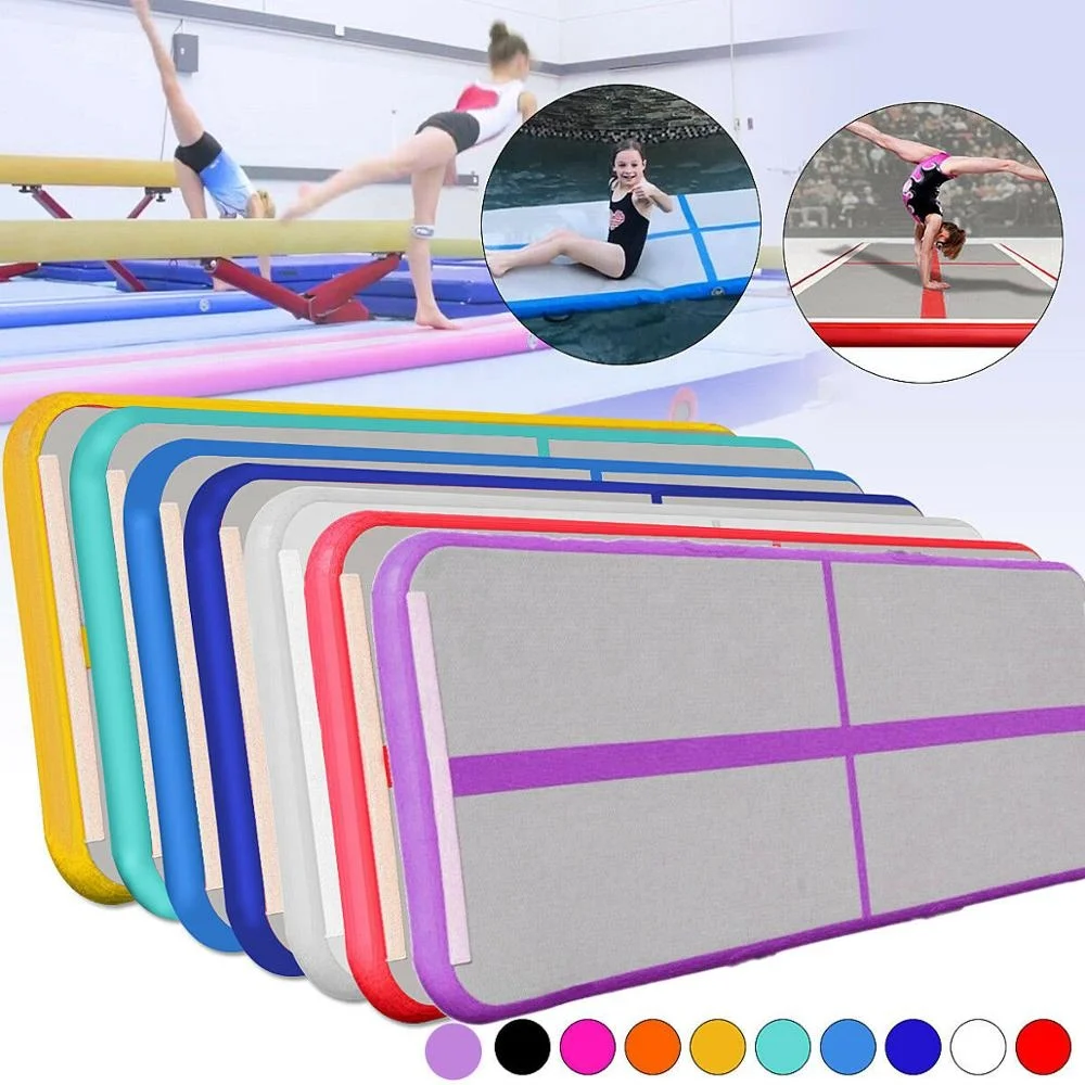 Надувной гимнастический коврик длина 6 м для домашнего использования воздушная