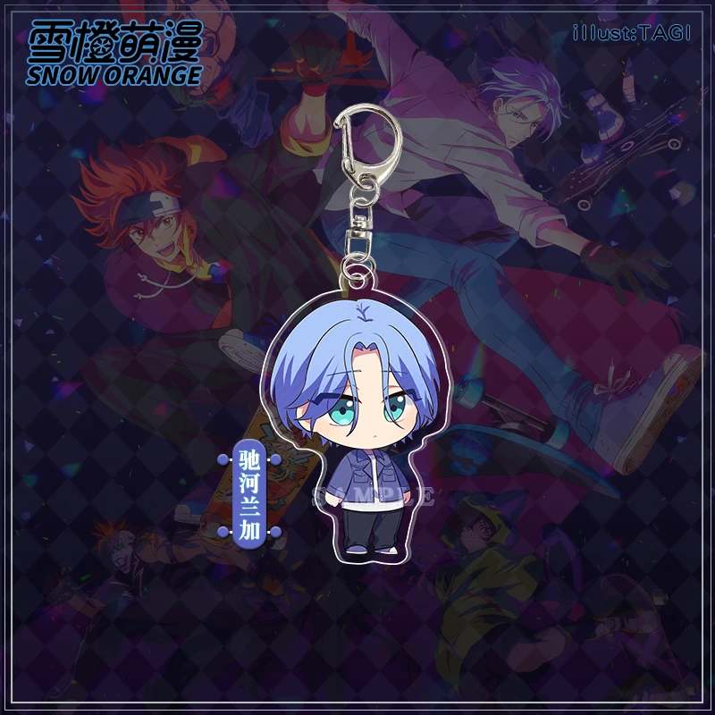 

Anime SK EIGHT SK8 the Infinity REKI SNOW Acrylic Pendant Keychain Cartoon Backpack Decor Toy Student Keyring Xmas Gifts