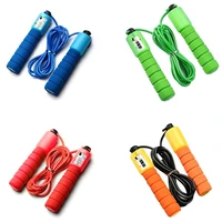 professional counting rope jump skip ropes with counter sports fitness adjustable fast speed lose weight rope workout equipments