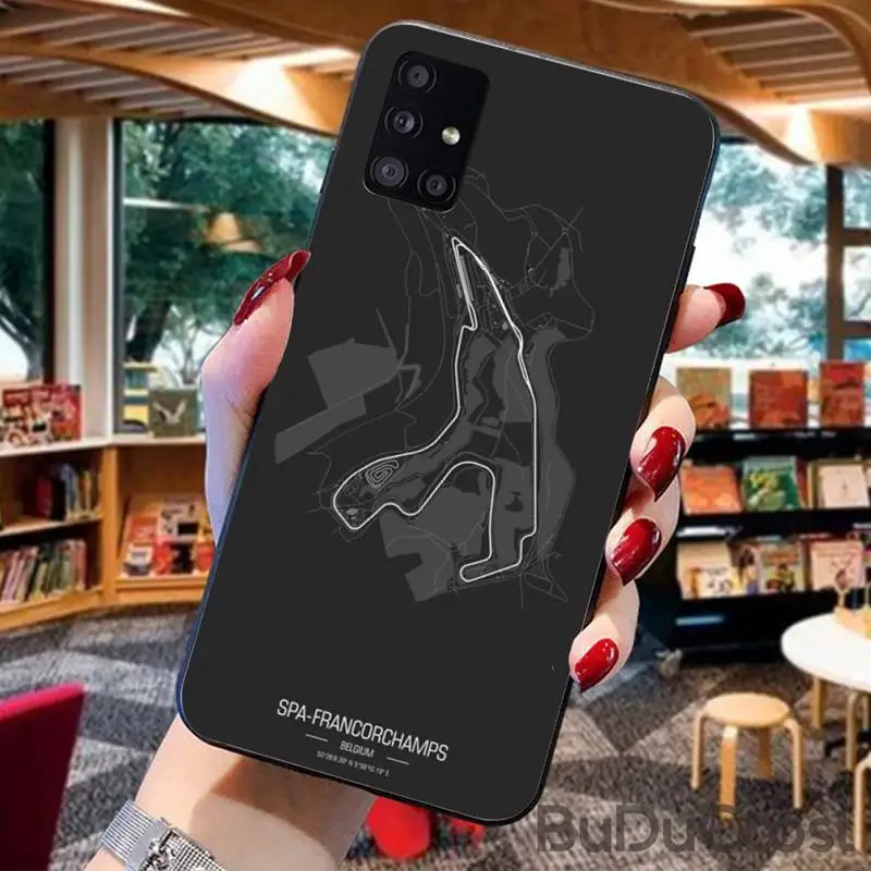 

Formula 1 racing circuit Phone Case For Samsung Galaxy A21S A01 A11 A31 A81 A10 A20E A30 A40 A50 A70 A80 A71 A51