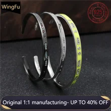 New Hot Sale 925 Silver Fashion Opening Original 1:1 Bracelet Luxury Brand Monaco Women Jewelry