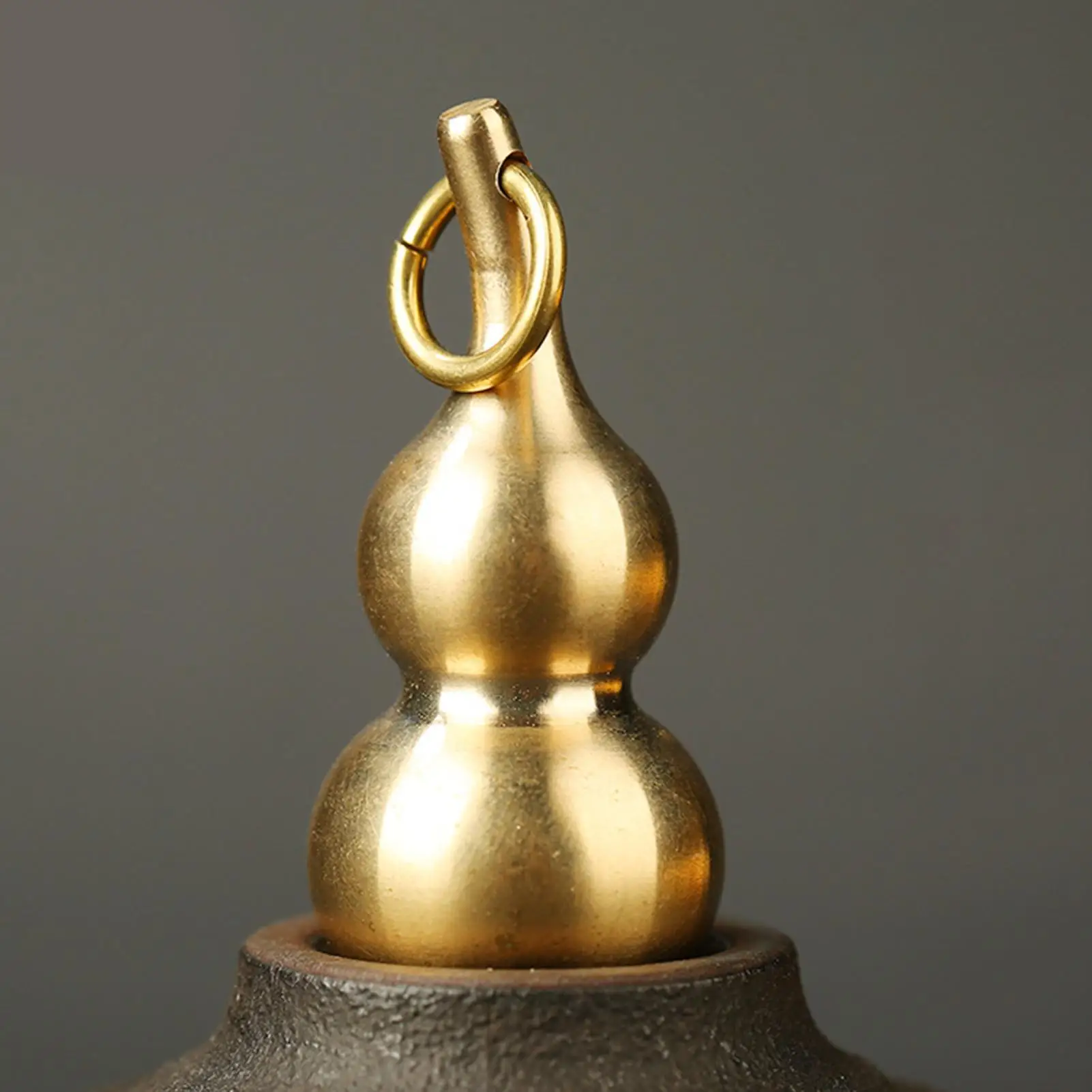 

1PC Brass Metal Gourd Keychain Pendant Souvenir Display Accessory Desktop Decoration Home Decoration Accessories Crafts Gifts