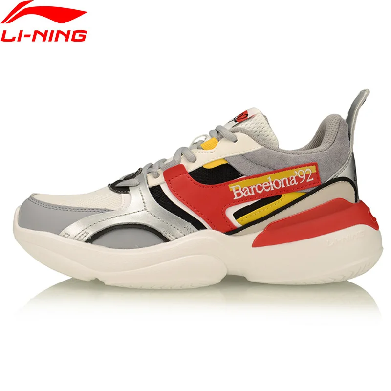 Li-Ning/Женская обувь; 92 призера; обувь для образа жизни; светильник на подкладе; кроссовки в стиле ретро; спортивная обувь для отдыха; AGLP086 YXB328