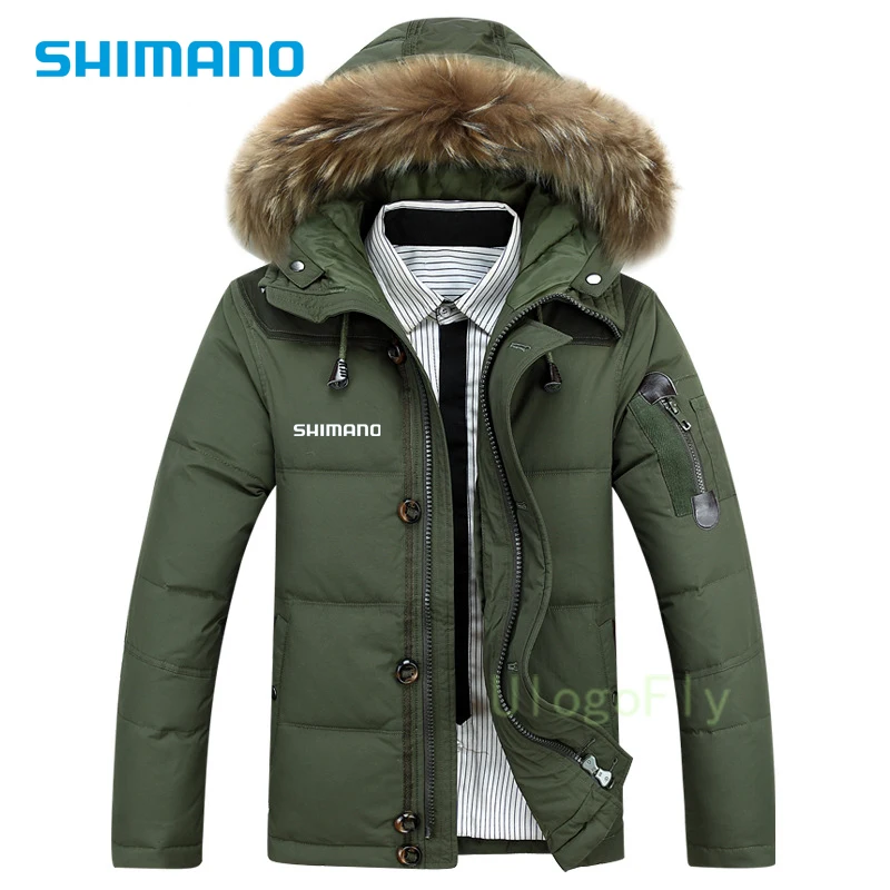 

Shimanos Fishing Jacket for Men Autumn Winter Thicken Thermal Fishing Coat Naturehike Camping Breathable Windproof Daiwa Jacket