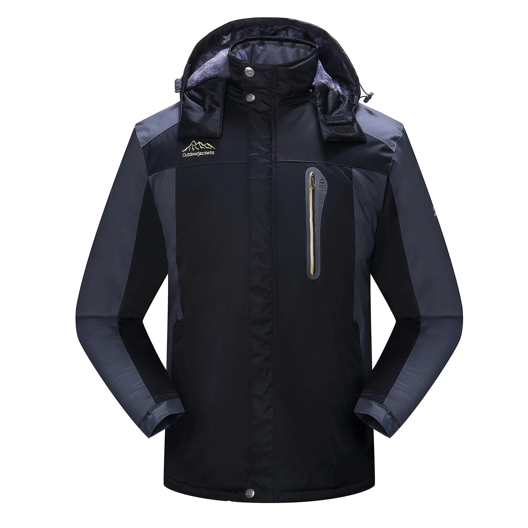 

Men's and Women's Winter New Padded Jacket Men's Jacket Plus Velvet Thick Windproof Warm and Comfortable Overalls