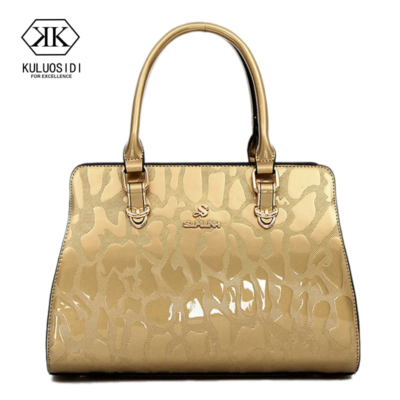 Блестящая сумка из лакированной кожи роскошные сумки женские дизайнерская