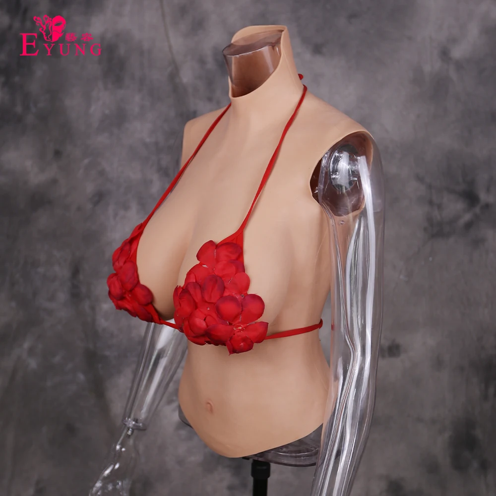 Трансвестит жидкий силикон поддельные грудь верхняя часть тела силиконовая не