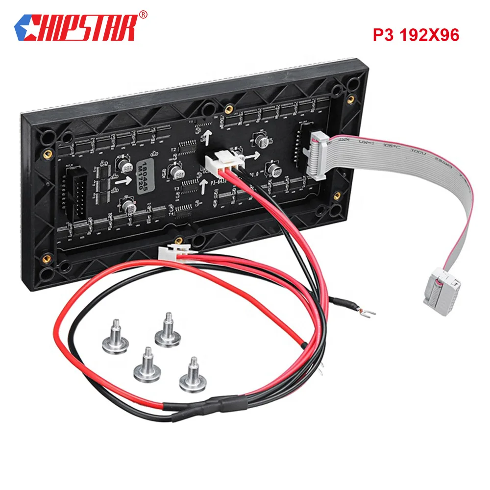 P3 внутренний SMD2121 светодиодный матричный модуль HD рекламный дисплей 192x96