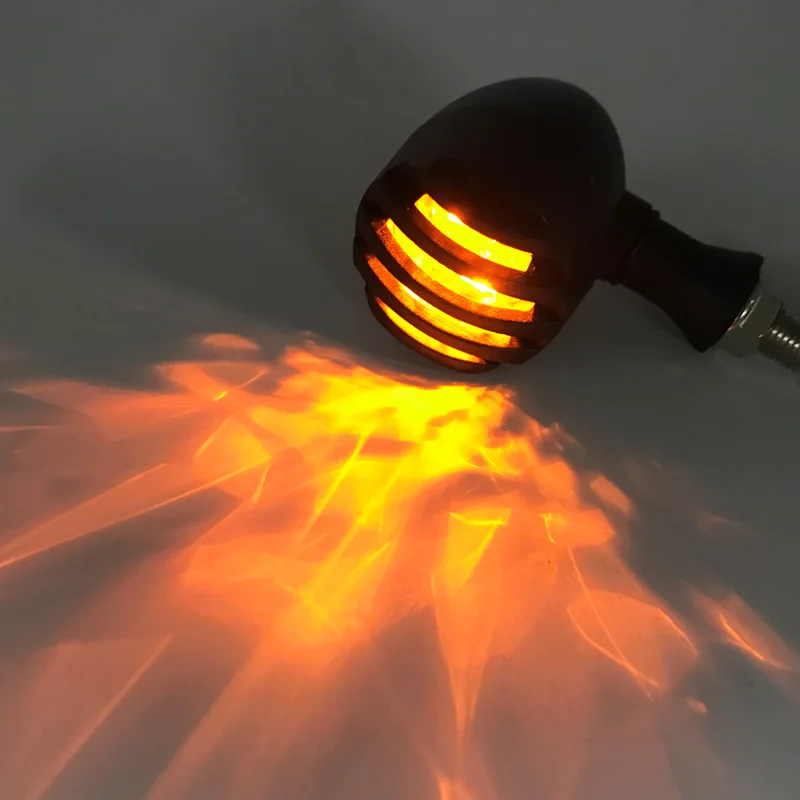 Световой индикатор поворота мотоцикла светодиодная лампа в стиле ретро для Harley