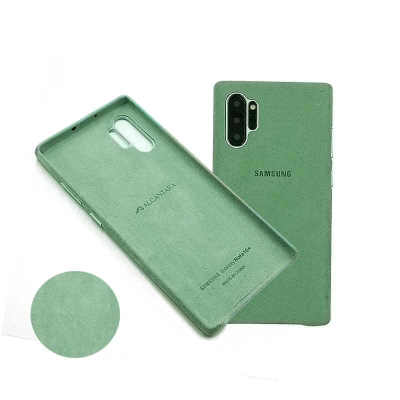 Оригинальный Роскошный кожаный чехол для телефона Samsung Note 10 plus замшевый защитный