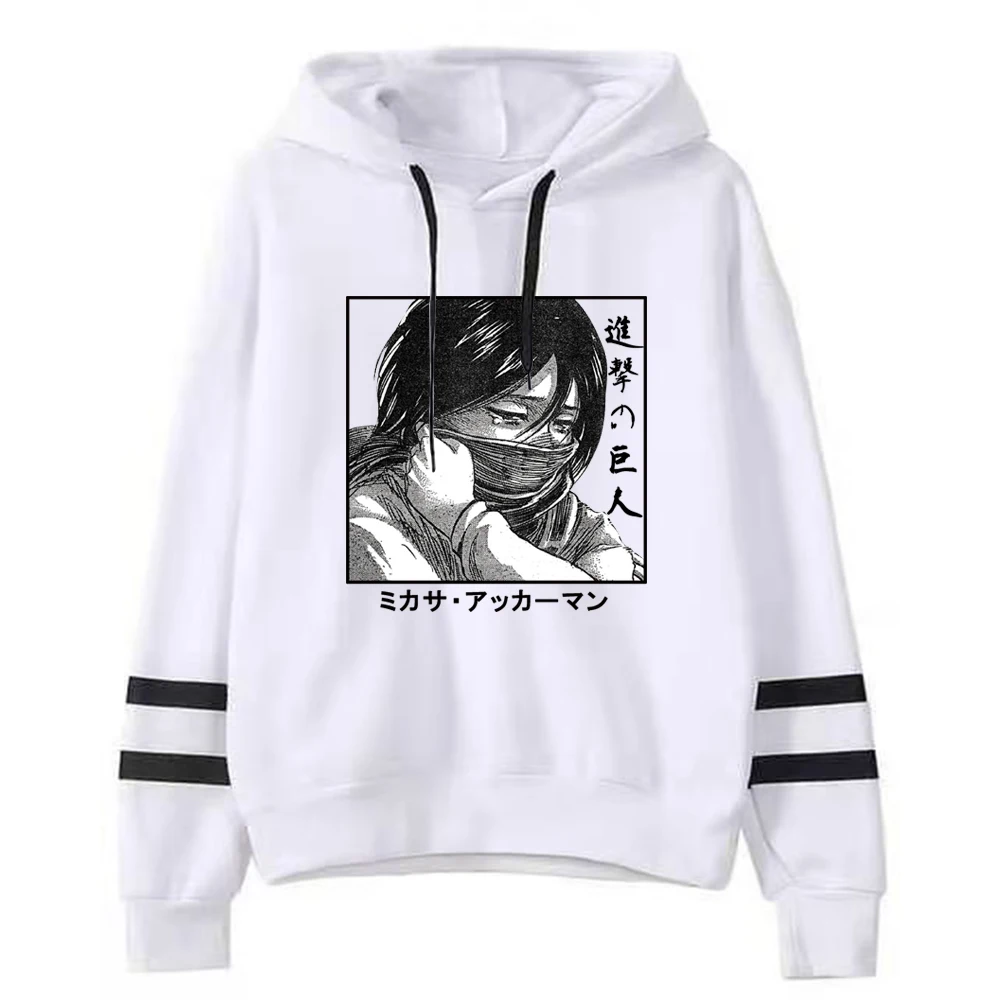 Mikasa Ackerman Hoodies Attack on Titan Sweetshirt Polyester Hoody Casual Hoodie Women