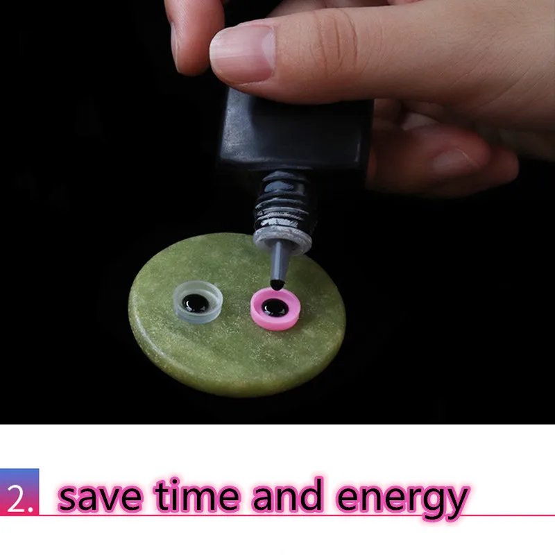 100 шт./пакет клей для наращивания ресниц чашка розовый капля задержка Топ Клей