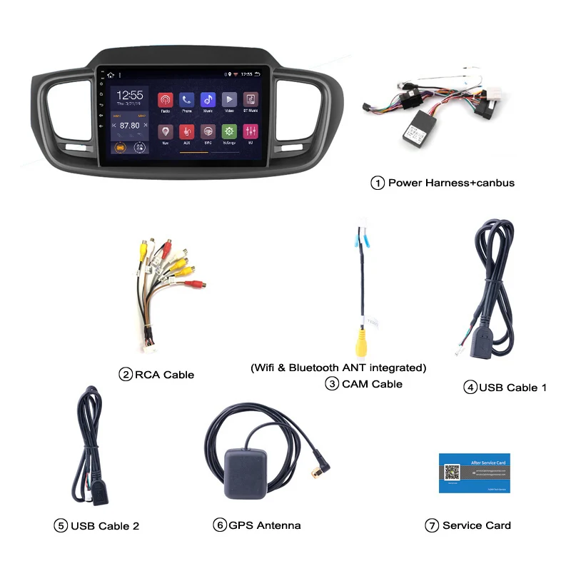 2G ram 32G rom Android 8 1 автомобильный dvd плеер gps головное устройство для KIA SORENTO 2015 2018