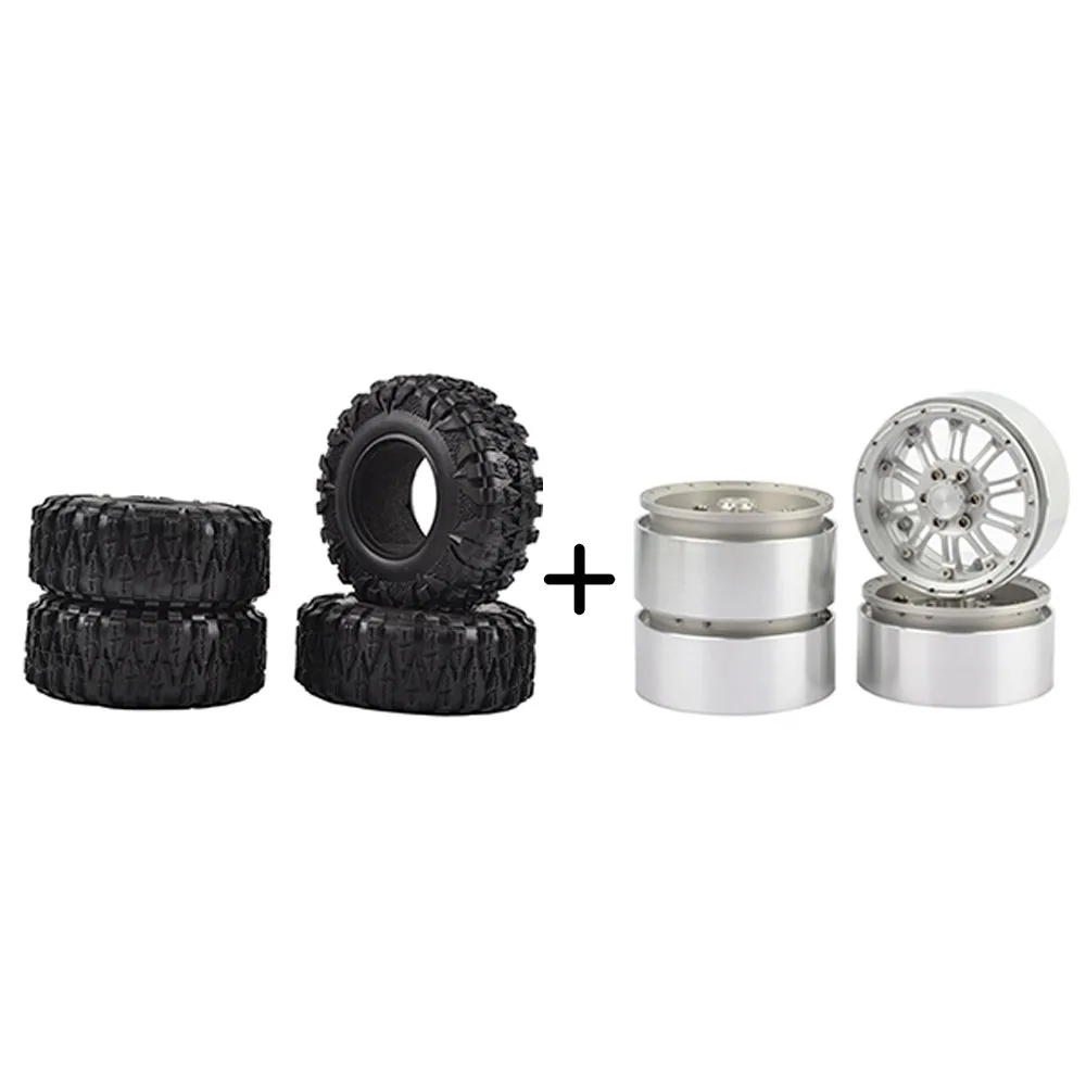 Радиоуправляемый гусеничный металлический диск обода колеса 2 дюйма резиновые