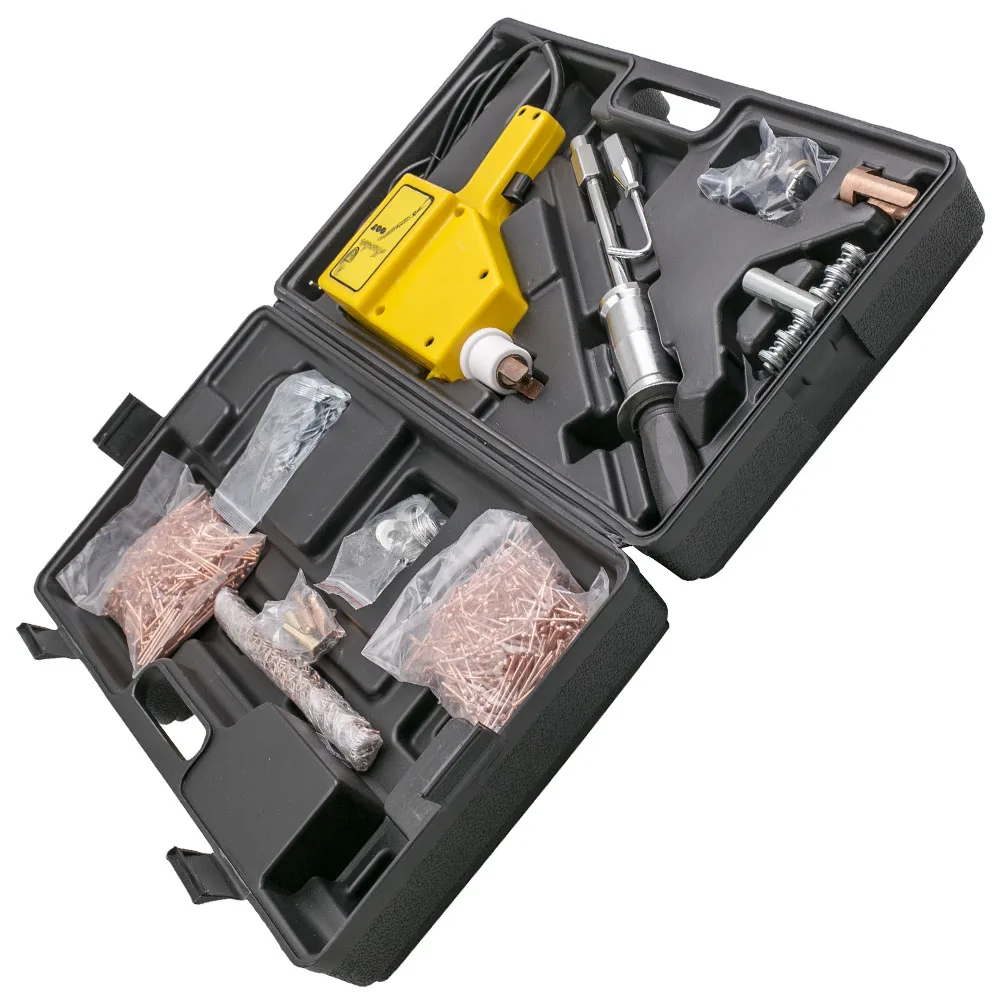 Точечный штифт сварщик вмятин Съемник сварочный аппарат провода автомобиля