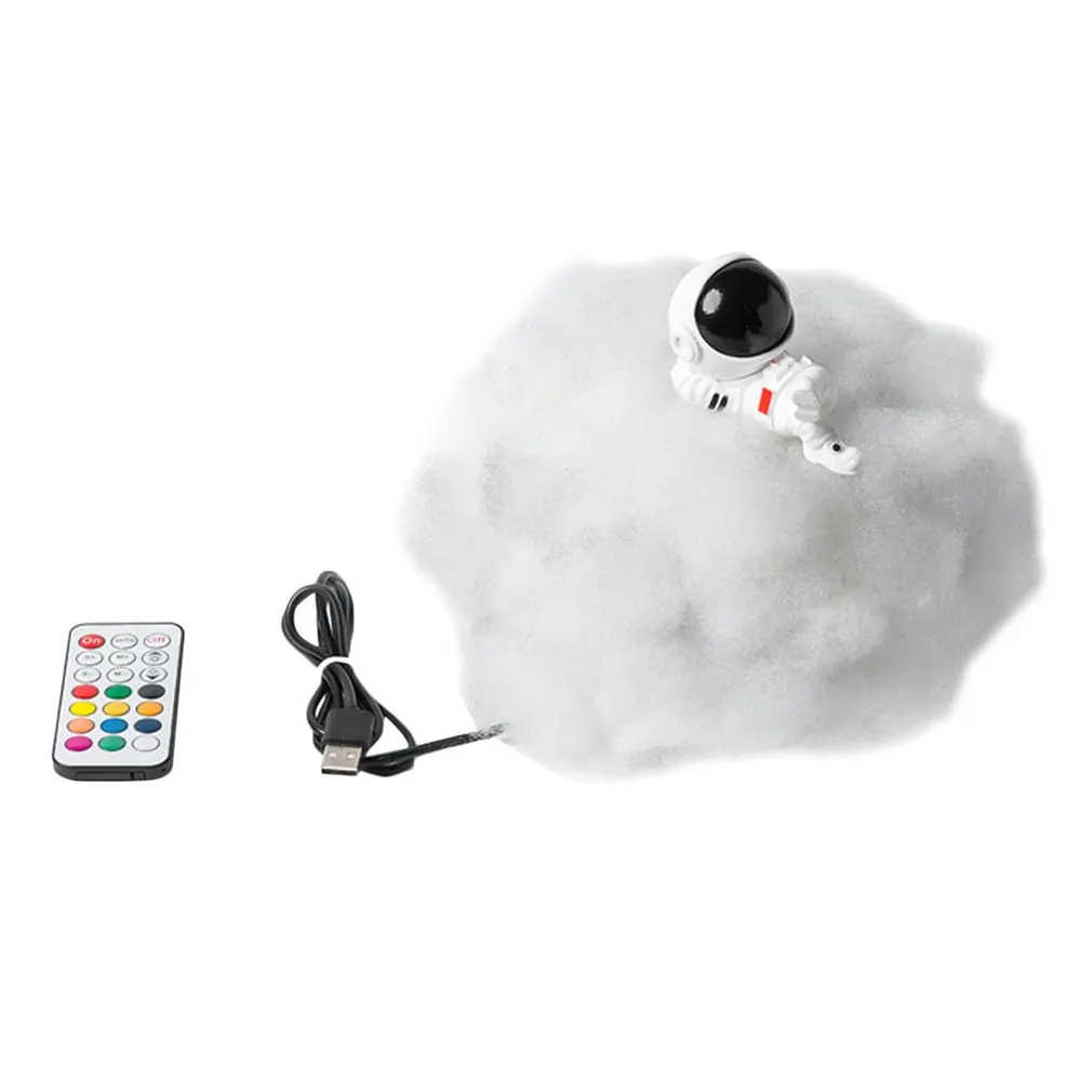

Astronaut Cloud Lamp 12 colors light modes Lying Down Astronaut Remote Control Model Bedroom Decoration