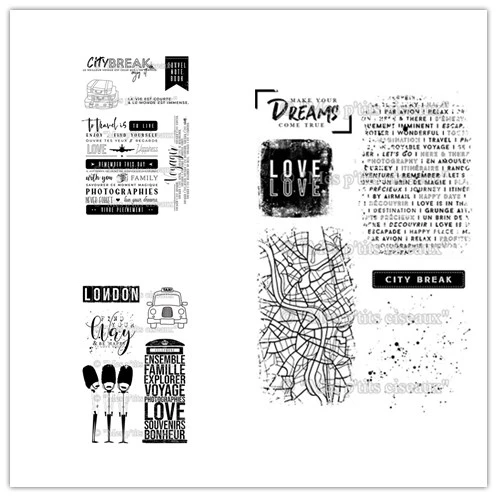 Французский чистый штамп для скрапбукинга Прозрачная силиконовая резина сделай