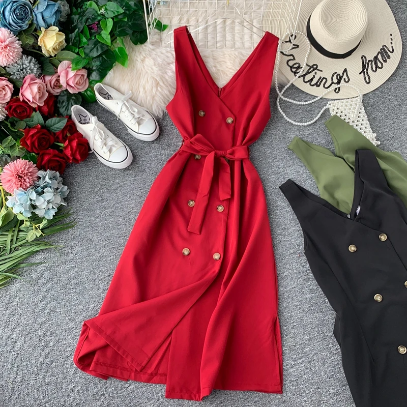 Платье женское средней длины на пуговицах облегающий длинный вечерние ний