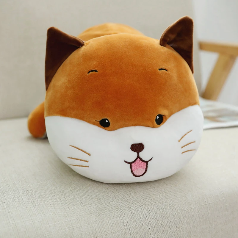

1PC 40/75CM Large Size Toys Cute Cow Plush Toys Stuffed Soft Cotton Mouse Plush Doll Cat Pillows Cushion Kids Birthday Gifts