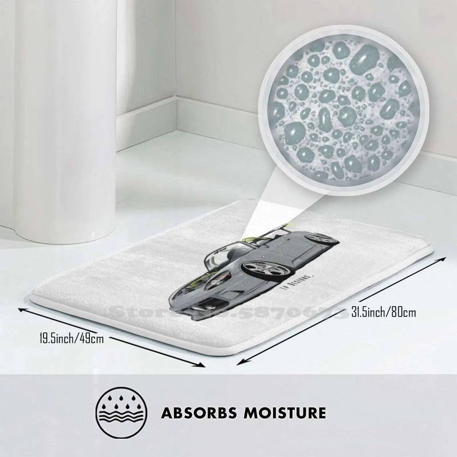 S2000 мягкий домашний Противоскользящий коврик для всей семьи с подкладкой Love Life Jdm