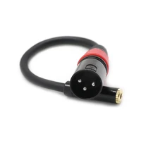 0 2m xlr 3 pin male plug to 3 5mm trs 18inch female stereo audio adapter microphone extension cable wire