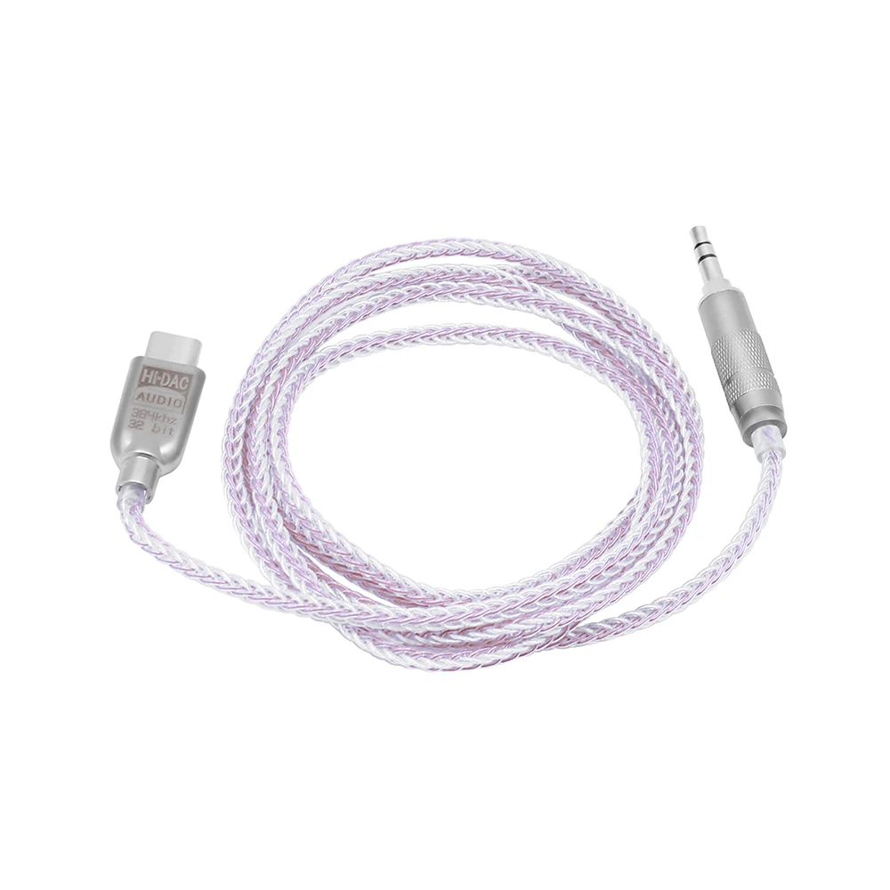 Кабель Aux автомобильный ALC5686 с разъемом Type C на 3 5 мм 1 2 м портативный кабель DAC USB 32