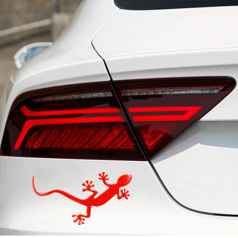 Автомобильная наклейка Gecko Refective стикер s Авто наклейки Предупреждение ющие и