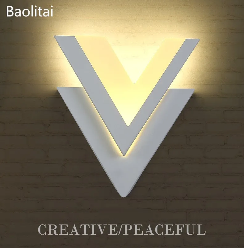 

Creativity Bedside Led Wall Lamp Nordic Stairs Modern Simplicity Living Room Aisle Hotel Bedroom Background Wall Light