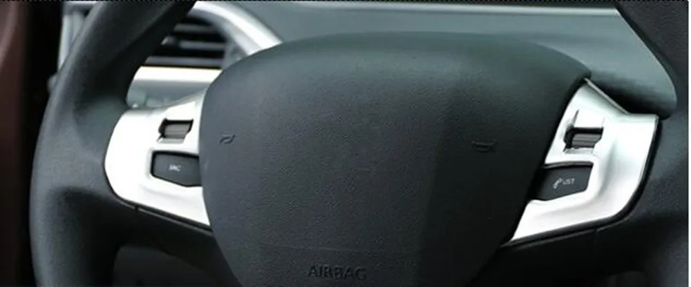 Daefar автомобильный Стайлинг хромированная Накладка для украшения рулевого