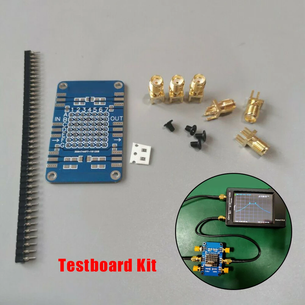 NanoVNA Testboard Kit демонстрационная плата пластина Векторный анализатор сети