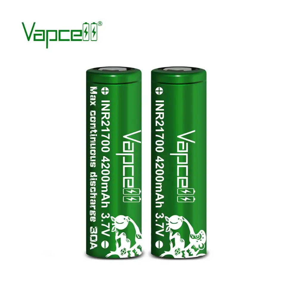 Бесплатная доставка Vapcell INR21700 4200mah 30A 21700 аккумулятор rewrap molicel P42A rechargeable батарея