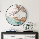 Картина Страна идиллической красоты, традиционный китайский пейзаж, настенный плакат, печать для комнаты, дома, офиса, картины на холсте, Декор