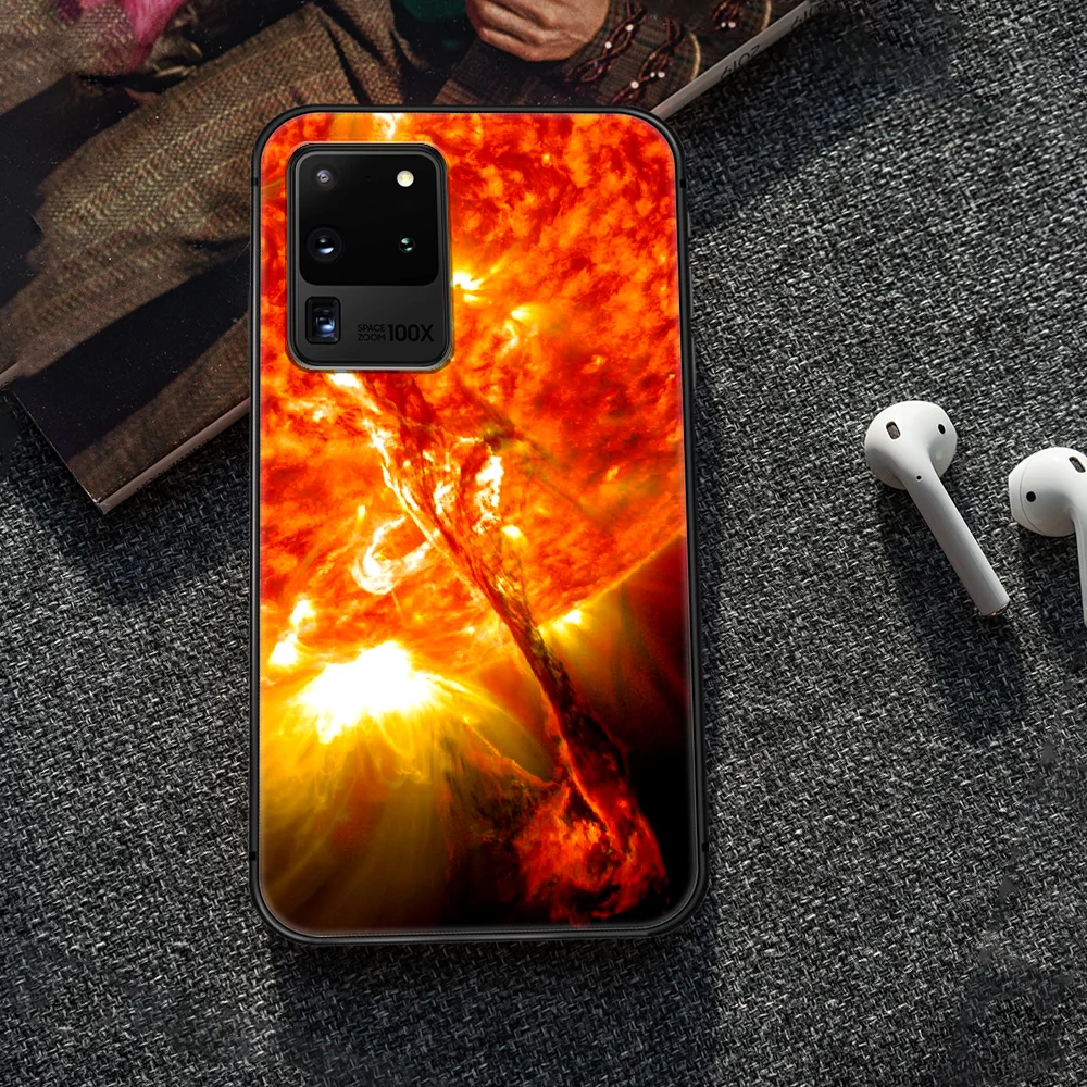 

art sun Phone Case Cover Hull For Samsung Galaxy S 6 7 8 9 10 e 20 edge uitra Note 8 9 10 plus black Waterproof Trend Shell