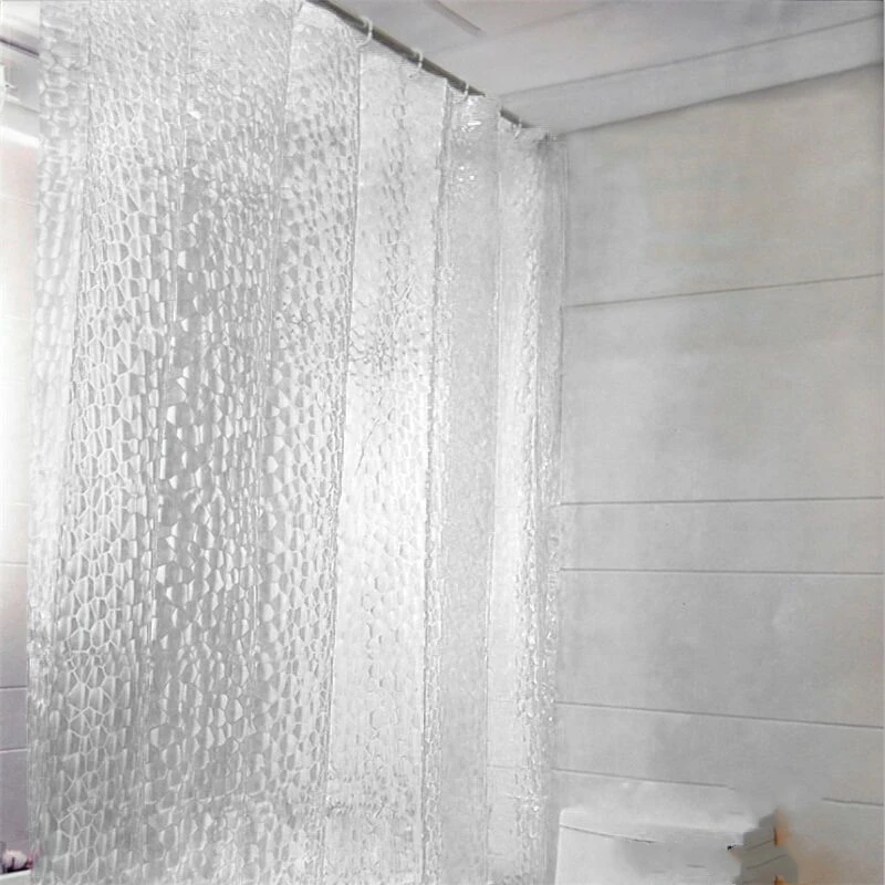 Полупрозрачная занавеска для душа Водонепроницаемая EVA домашняя ванная комната