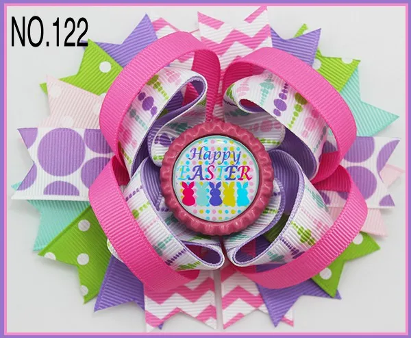 Бесплатная доставка 100 шт. пасхальные банты для волос B group заколки в форме кролика