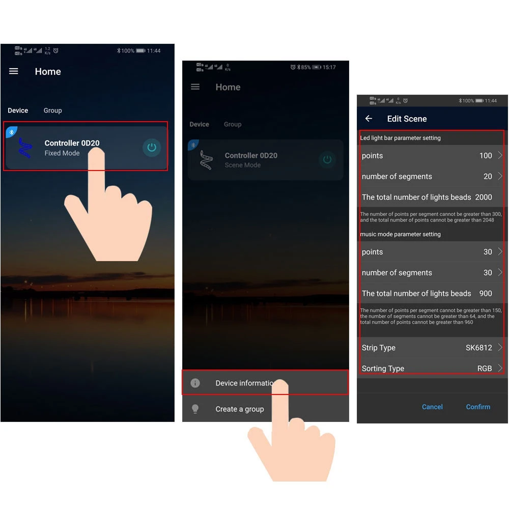 DC5-24V 28Key музыкальный контроллер беспроводной Радиочастотный диммер Wifi мобильное