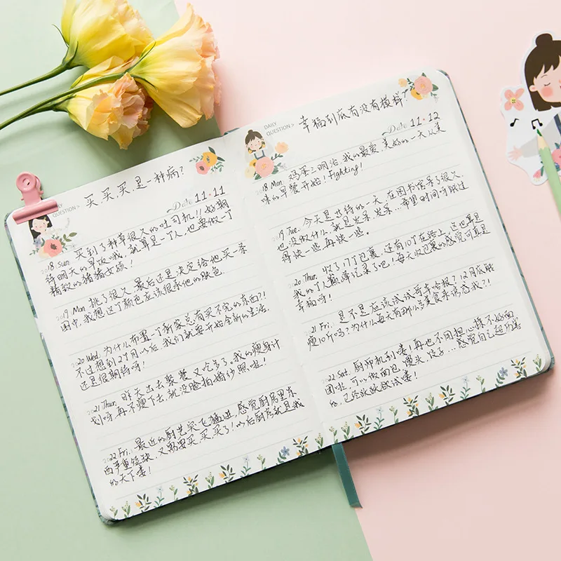 Loveиз 1 шт. Kawaii блокнот рисованная иллюстрация планировщик книга Прекрасный милый