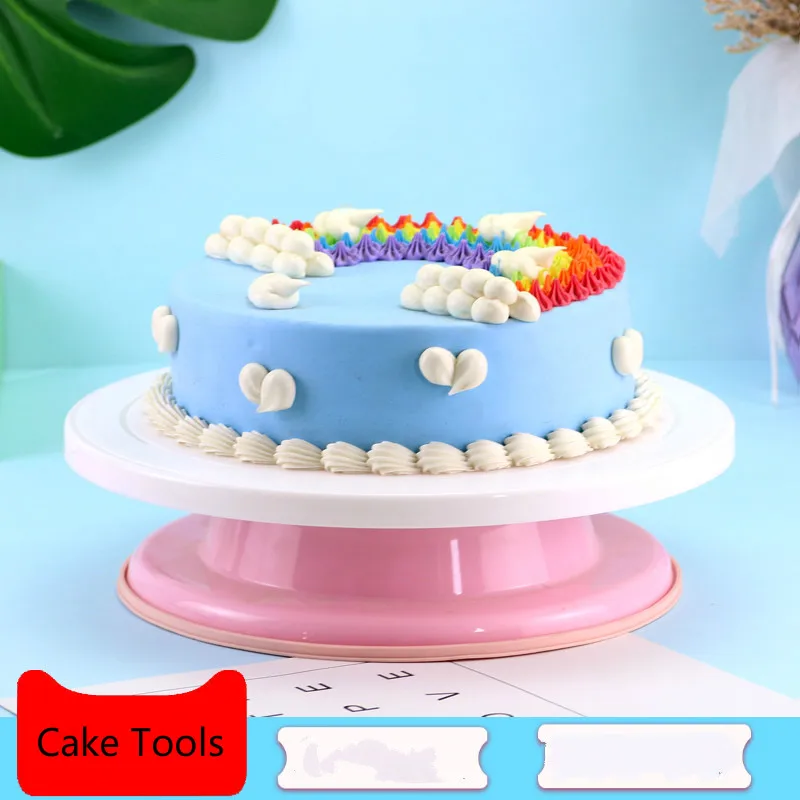 Вращающийся Поворотный торт инструменты для украшения торта полный набор