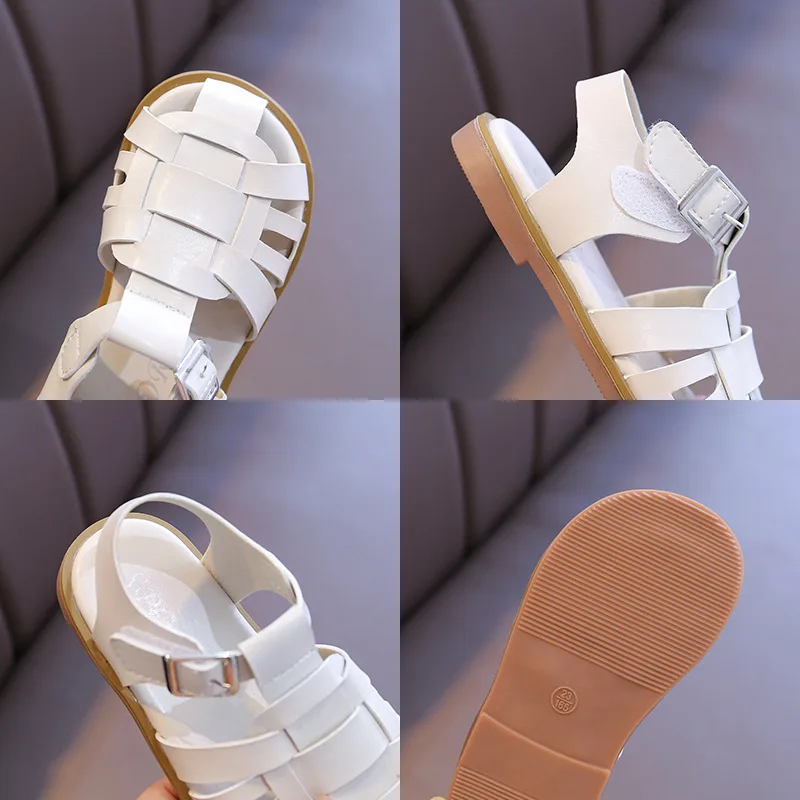 

Summer Little Girls Boys Sandals Children's Toddler Baby Kids Hollow Gladiator Closed Toe Casual Beach Shoes 1 2 3 4 5 6 Years